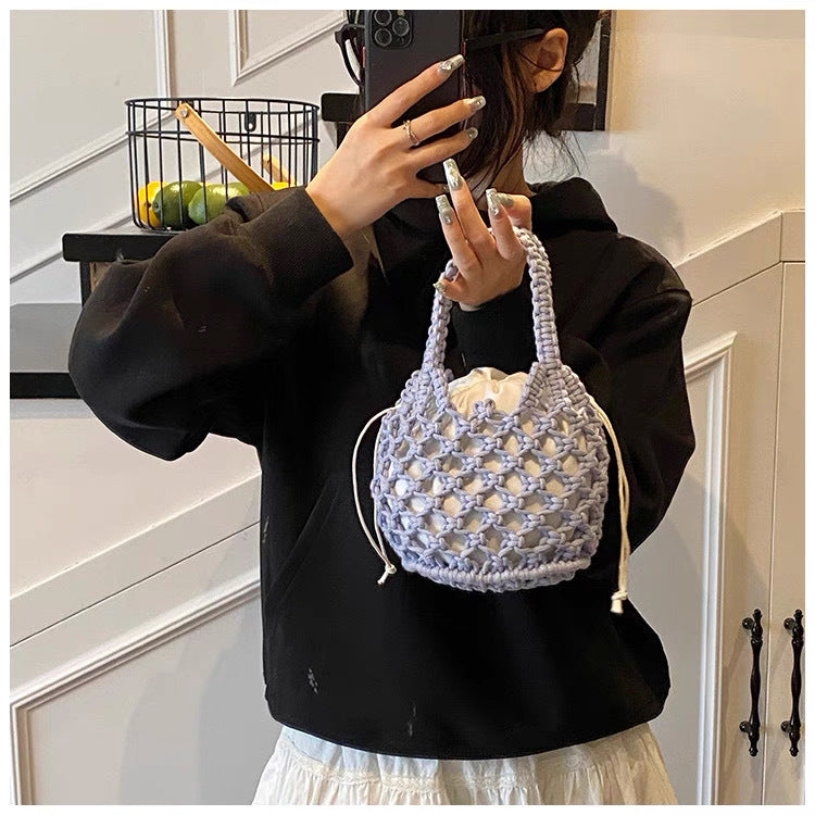 Fashionable handbag made of braided material Stornfield