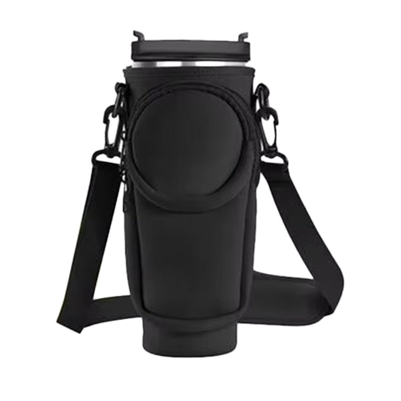 Ladies trendy and sparkling drinking bottle with shoulder bag Stornfield