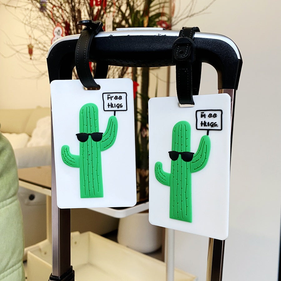 Fun Cactus-Themed Luggage Tag Stornfield