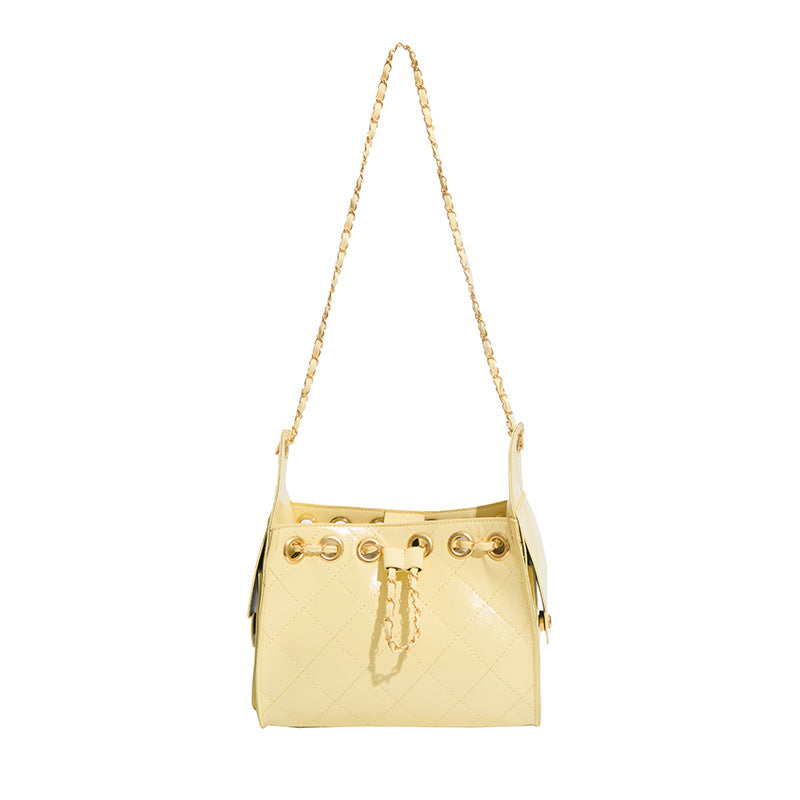 Quilted Chain Handle Handbag