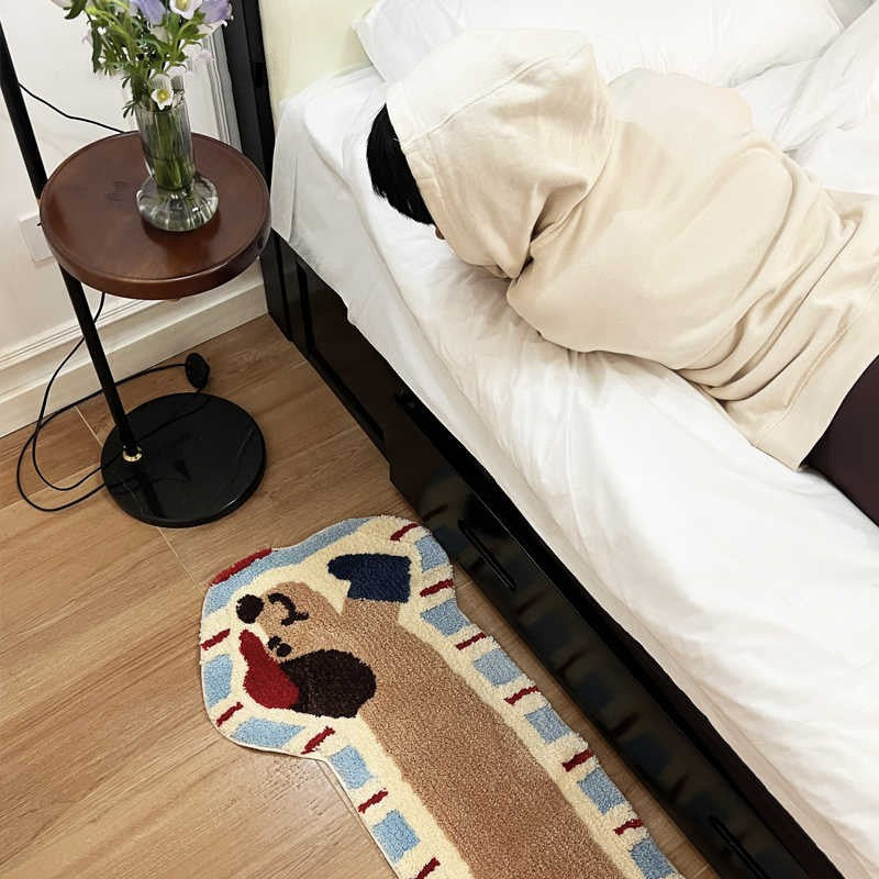 Decorative Dog Bone Shaped Stornfield Rug