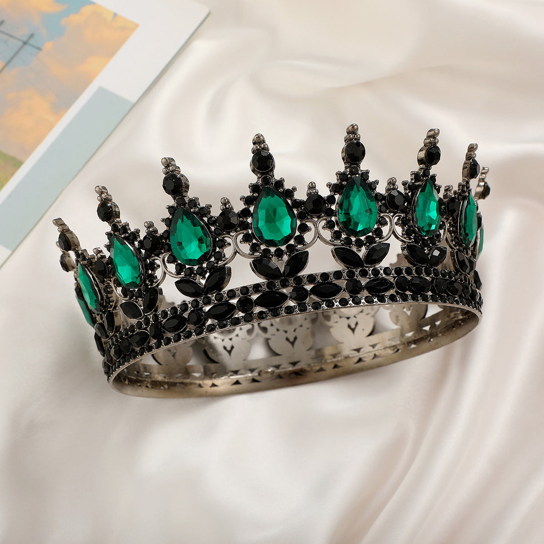 Ladies Luxurious Festive Crown with Shining Gemstones Stornfield