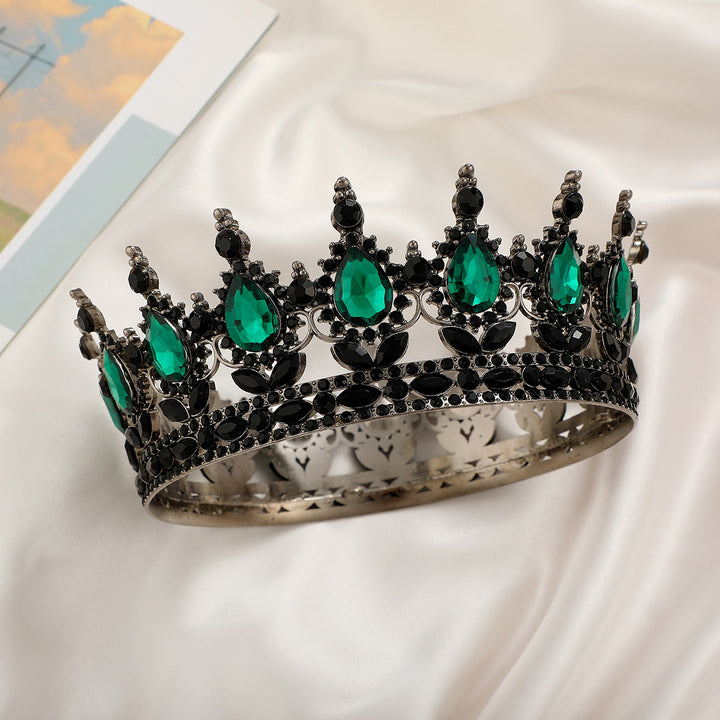 Ladies Luxurious Festive Crown with Shining Gemstones Stornfield