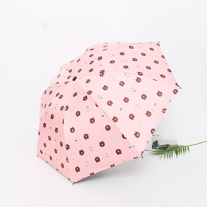 Women's creative folding umbrella with animal motif Stornfield