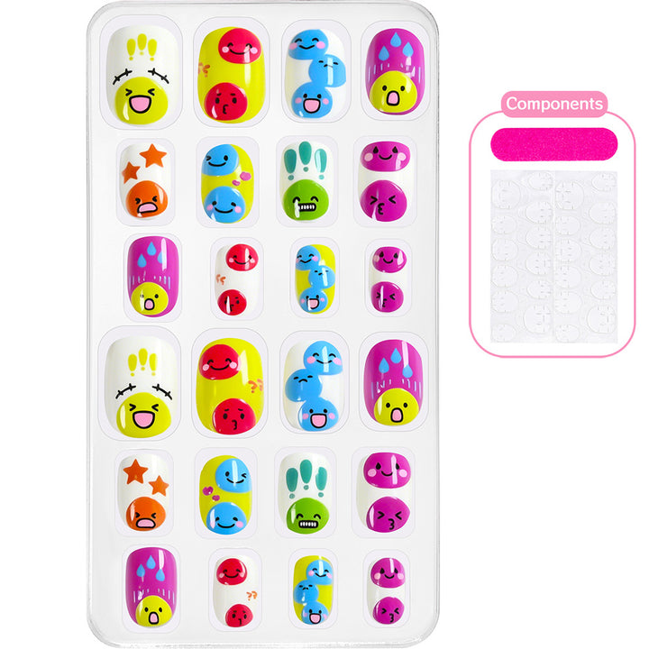 Creative Cartoon-Themed Press-On Nail Collection Stornfield