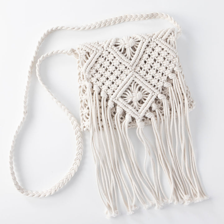 Hand-knotted Macrame Shoulder Bag Stornfield