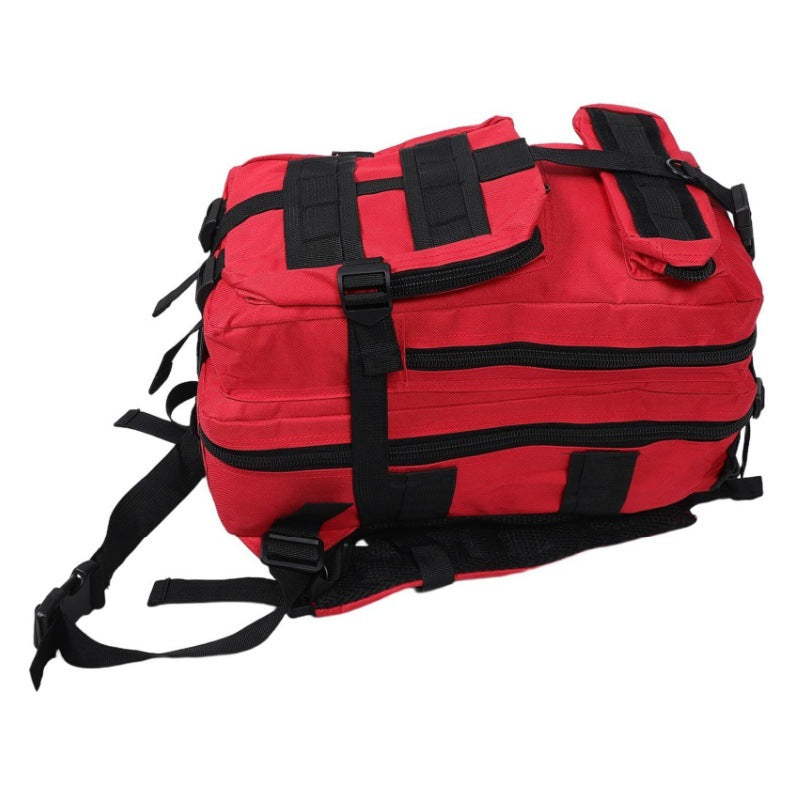 Multifunctional sports bag with adjustable shoulder straps and multiple compartments Stornfield