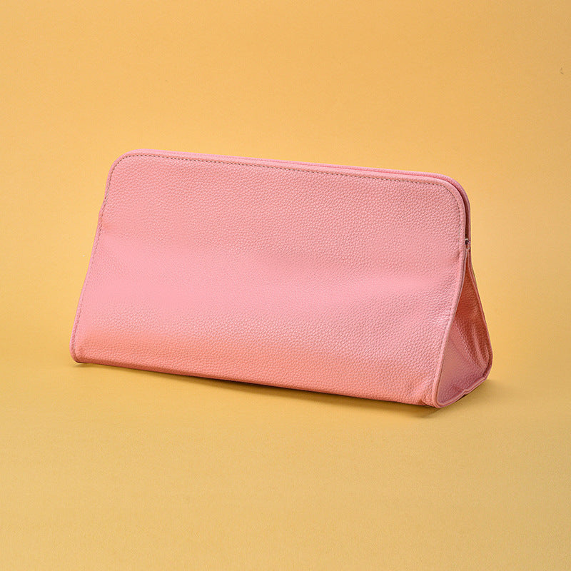 Textured Leather Cosmetic Pouch Stornfield