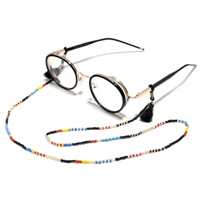 Beaded Eyewear Chain with Tassel Attachments Stornfield