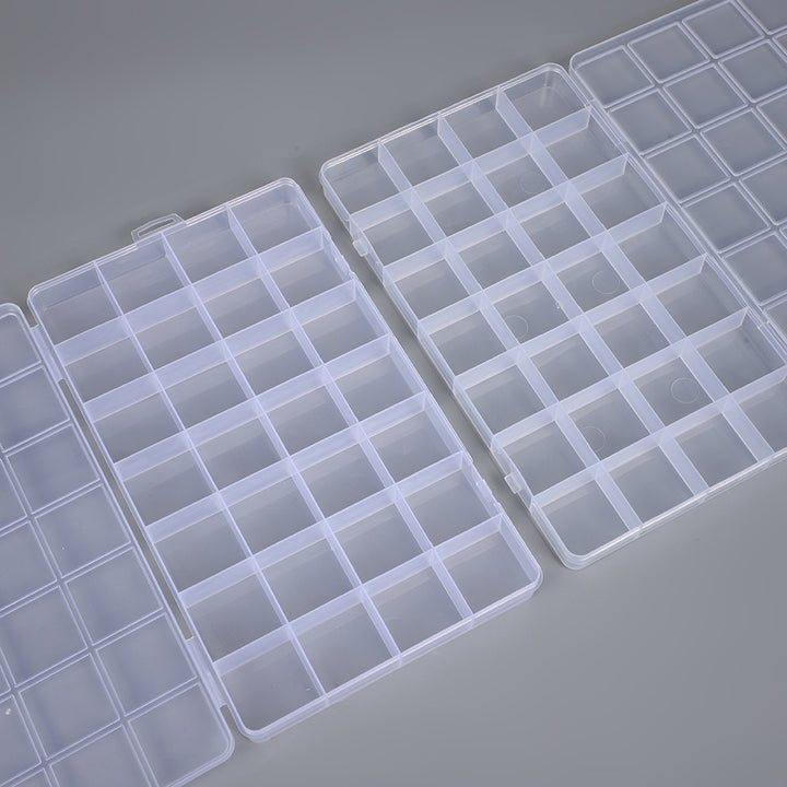 Transparent Multi-Compartment Storage Organizer Box Stornfield