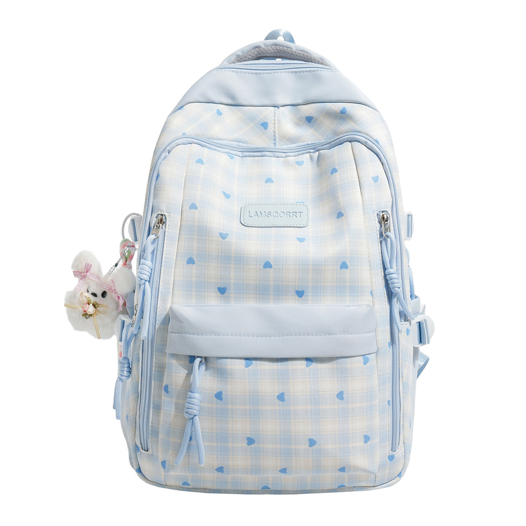 Multi-Functional Checkered Backpack Stornfield