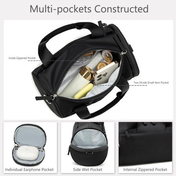 Robust sports bag with additional compartment Stornfield