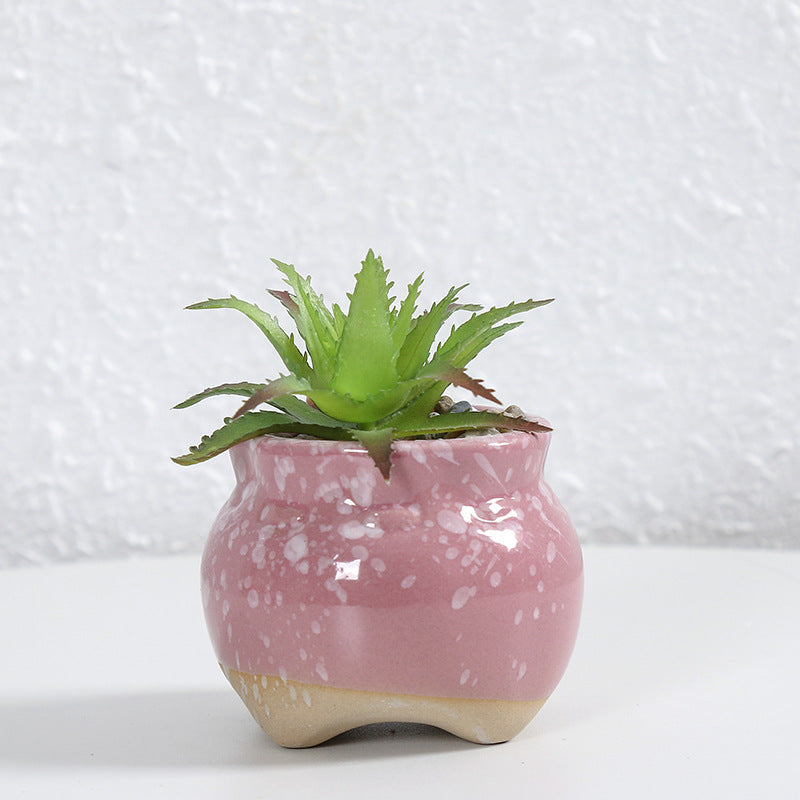 Contemporary Curved Ceramic Vase Stornfeild