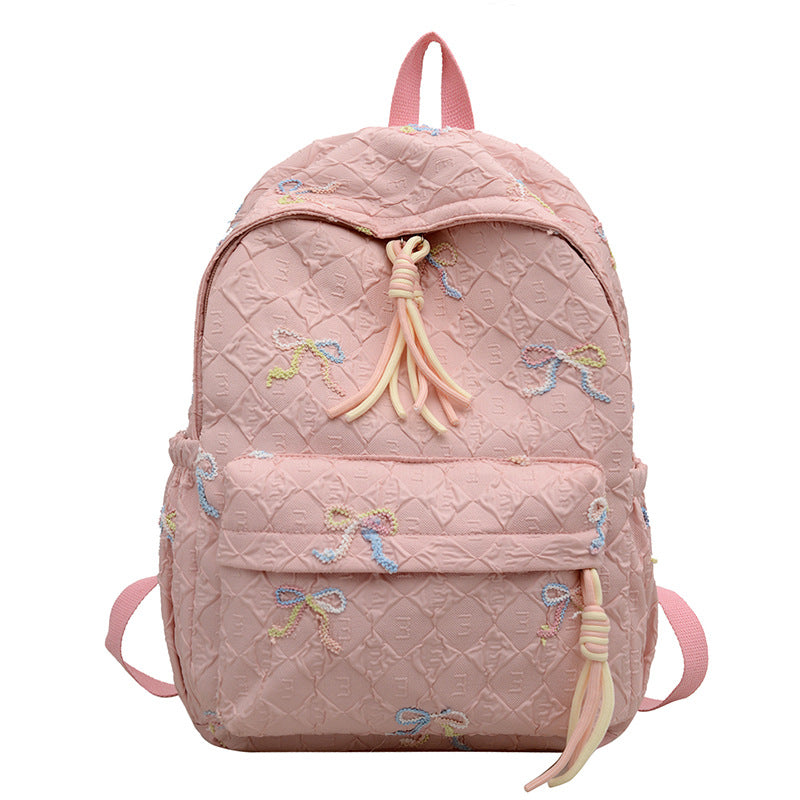 Creative Bow Patterned Backpack Stornfield