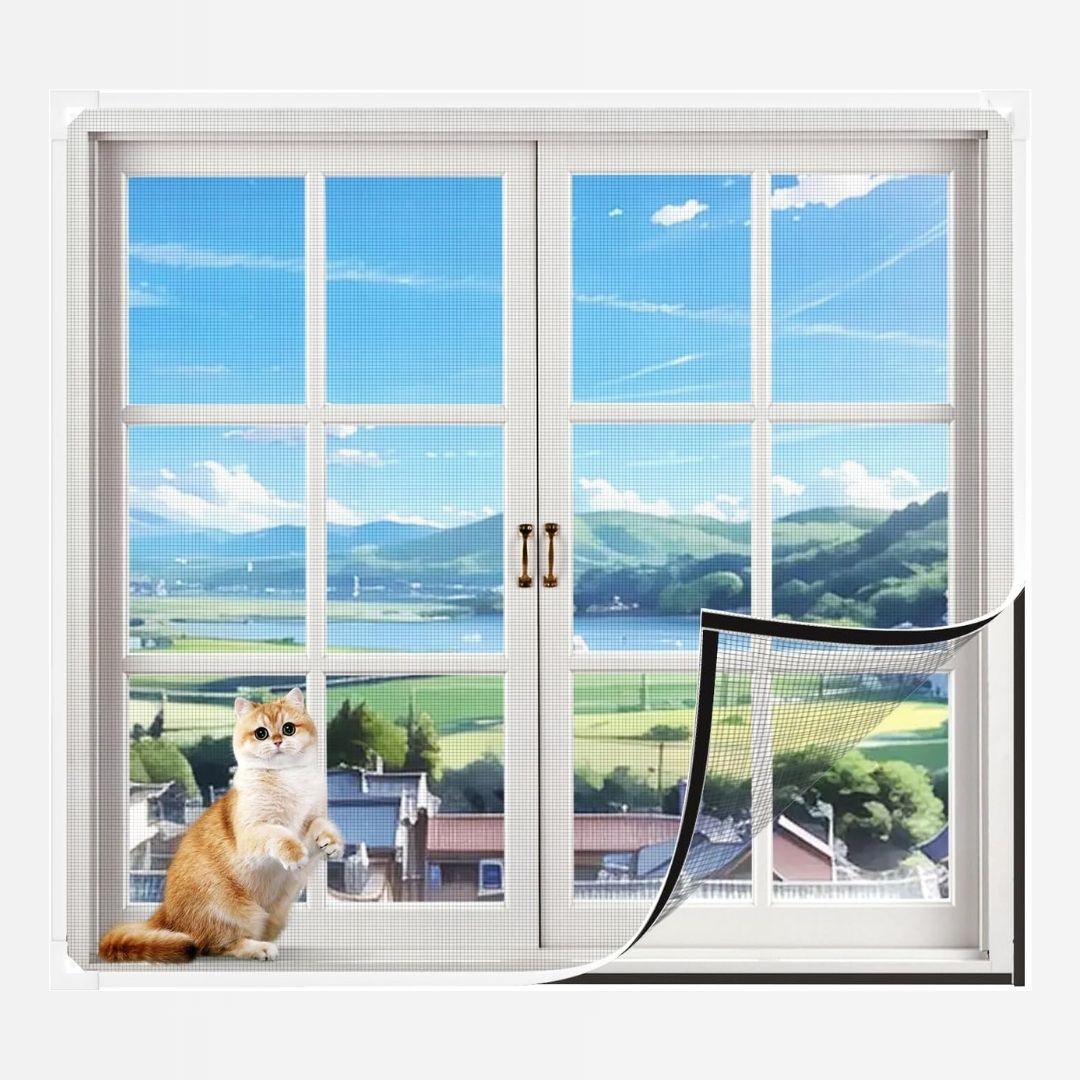 Magnetic Mesh Window Screen Stornfield