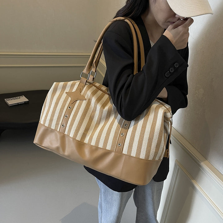 Elegant Sports Duffel Bag with Structured Outer Material and Sturdy Carry Straps Stornfield