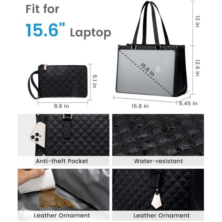 Quilted Multi-Functional Insulated Lunch Tote Stornfield