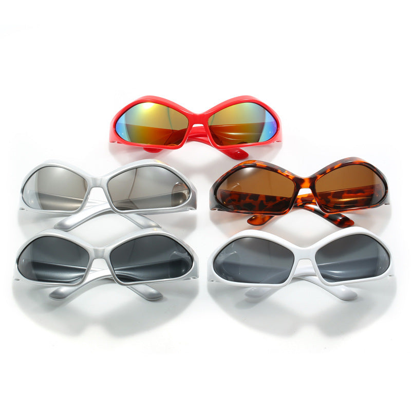 Women's Sporty Sunglasses with Aerodynamic Design Stornfield