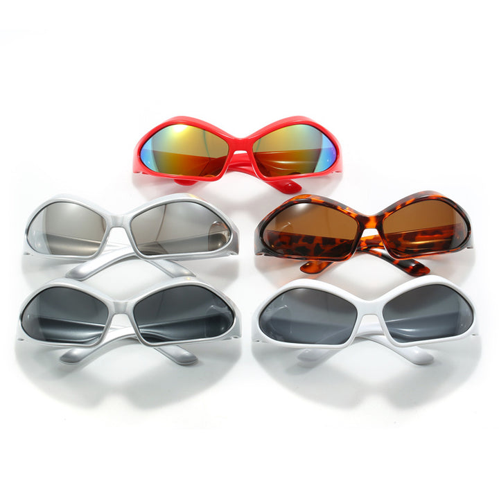 Women's Sporty Sunglasses with Aerodynamic Design Stornfield
