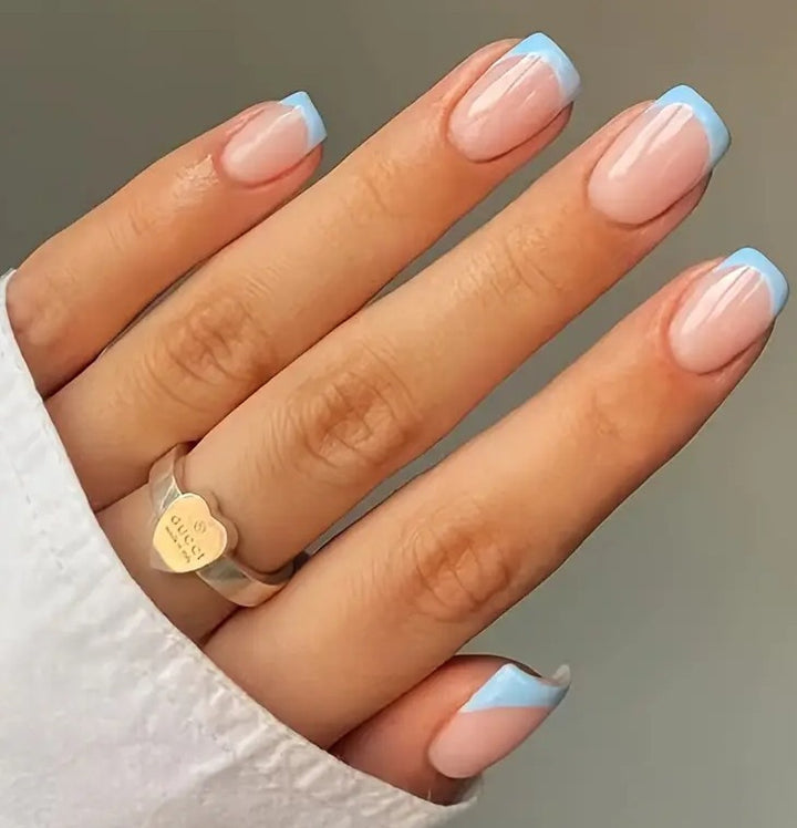 French Tip Acrylic Nail Extensions Stornfield