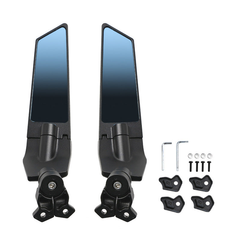 Adjustable motorcycle rearview mirrors with high-quality mounting system Stornfield
