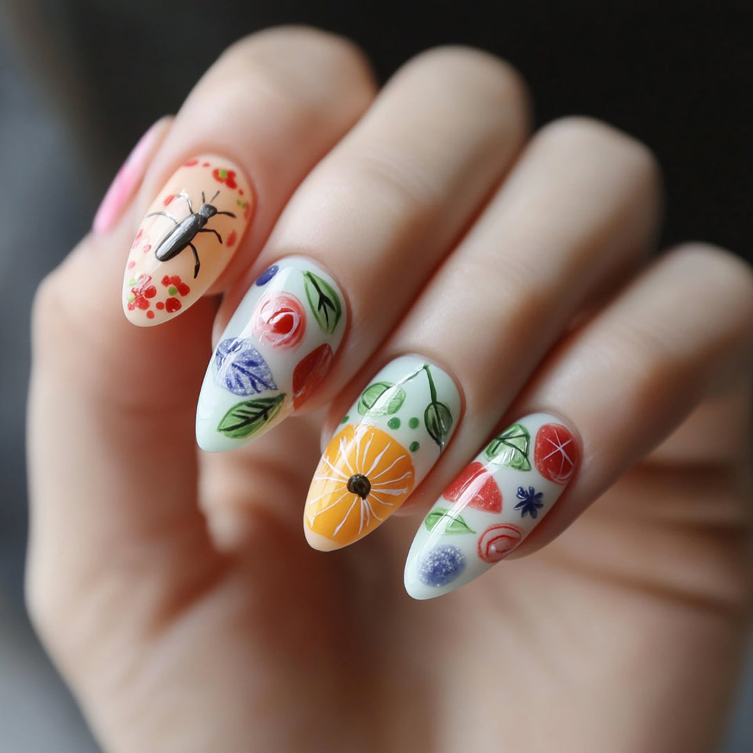 Artfully Designed Stiletto Nails Stornfield