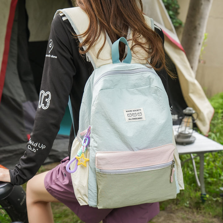 Color-Block Casual Backpack Stornfield
