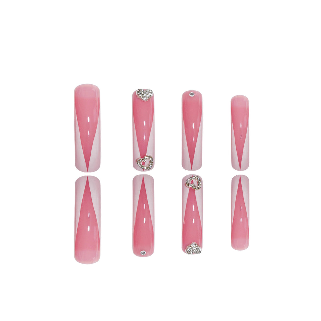 Elegant Sculpted Press-On Nail Set Stornfield