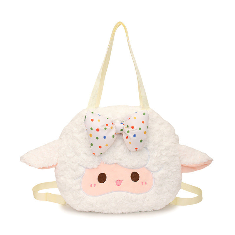 Plush Backpack with Cute Lamb Design Stornfield