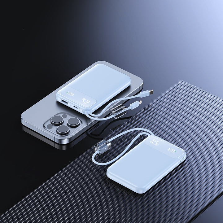 Slim Powerbank with digital charge level display and fast charging function Stornfield