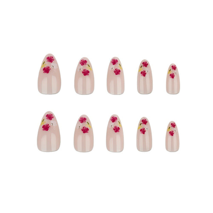 Artificial nails with floral accents Stornfield