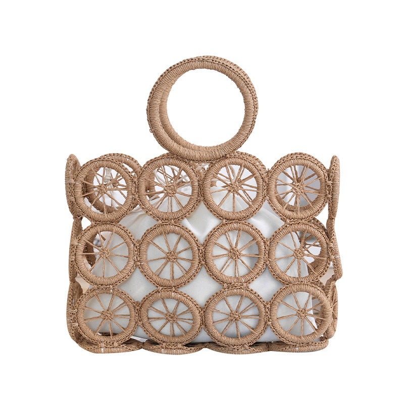 Handbag with elaborate circular details Stornfield