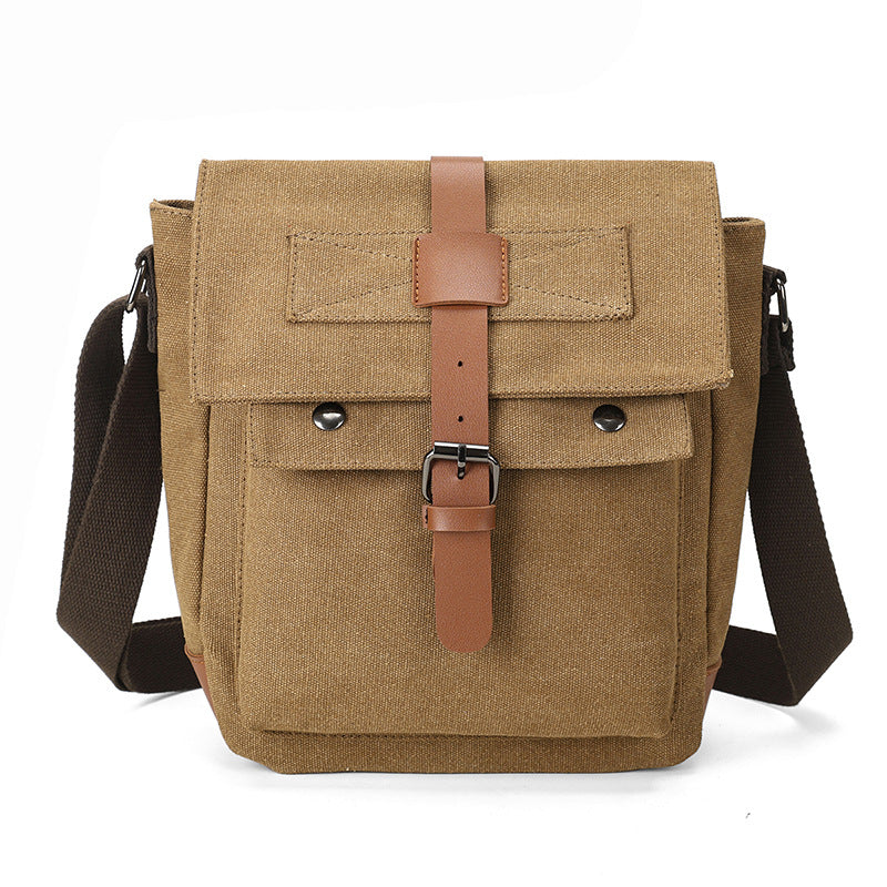 Vintage-Inspired Canvas Messenger Bag Stornfield