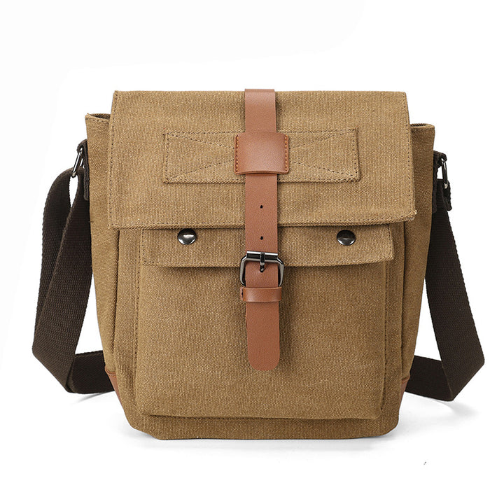 Vintage-Inspired Canvas Messenger Bag Stornfield