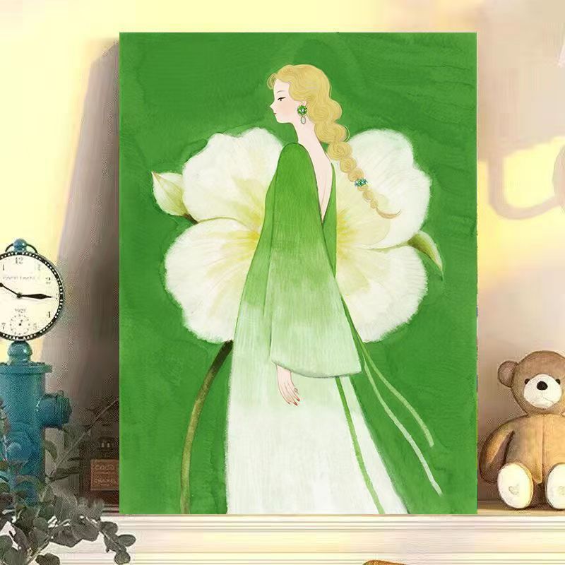 Artistic Floral Illustration Canvas Artwork Stornfield