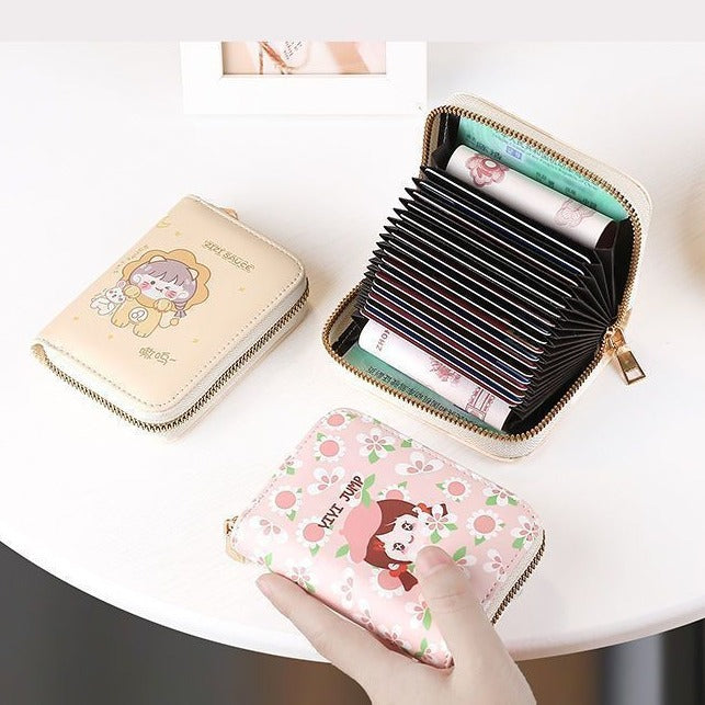 Cute Cartoon Character Zip Wallet Stornfield
