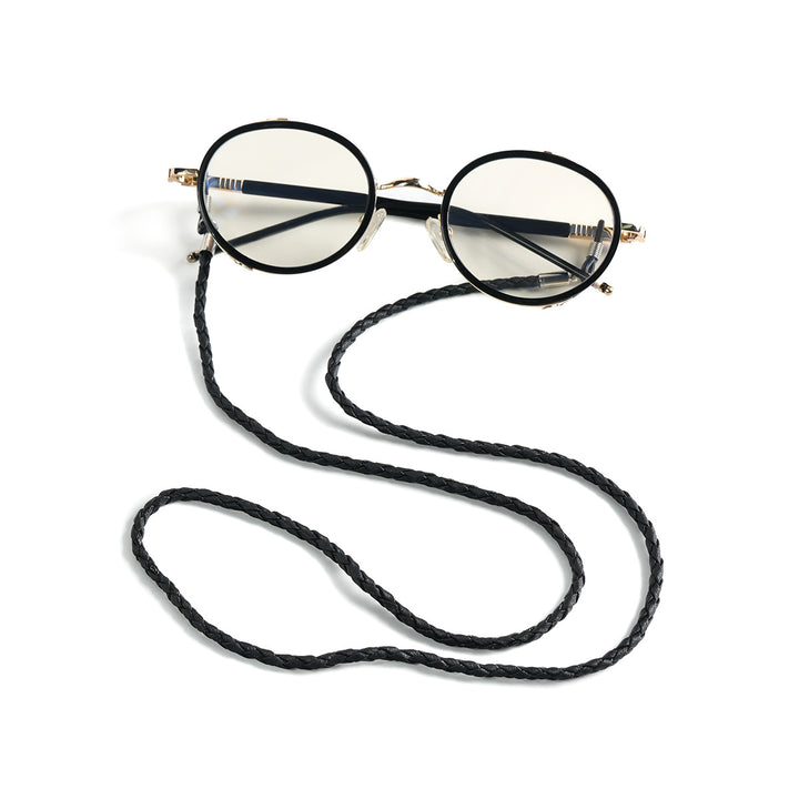 Braided Leather Eyewear Holder Stornfield