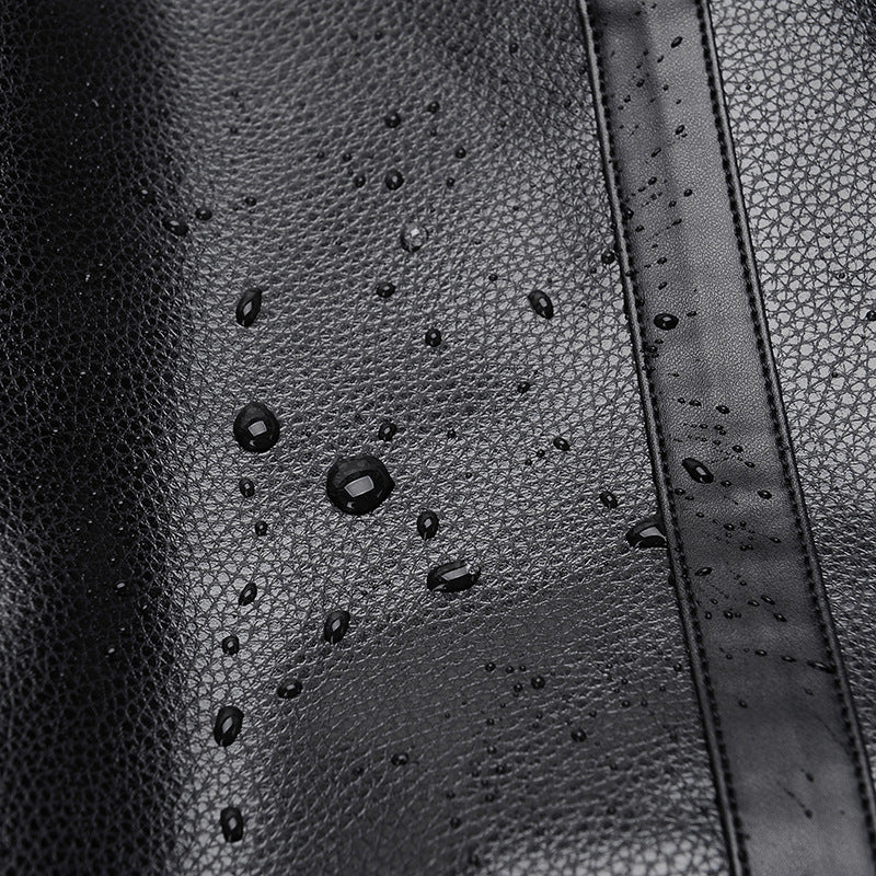 Premium Leather Weekend Travel Duffle Stornfield
