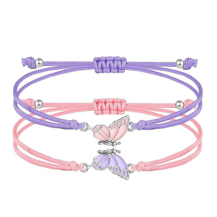 Butterfly Charm Necklace and Bracelet Set Stornfield