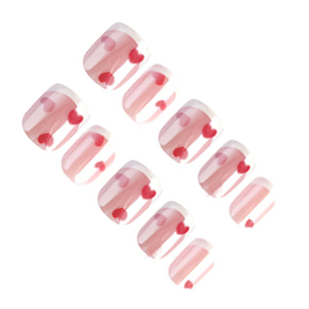 Heart-Embellished Nail Art Set Stornfield