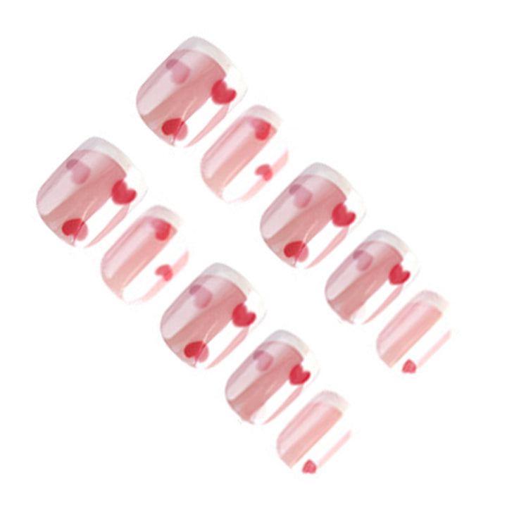 Heart-Embellished Nail Art Set Stornfield