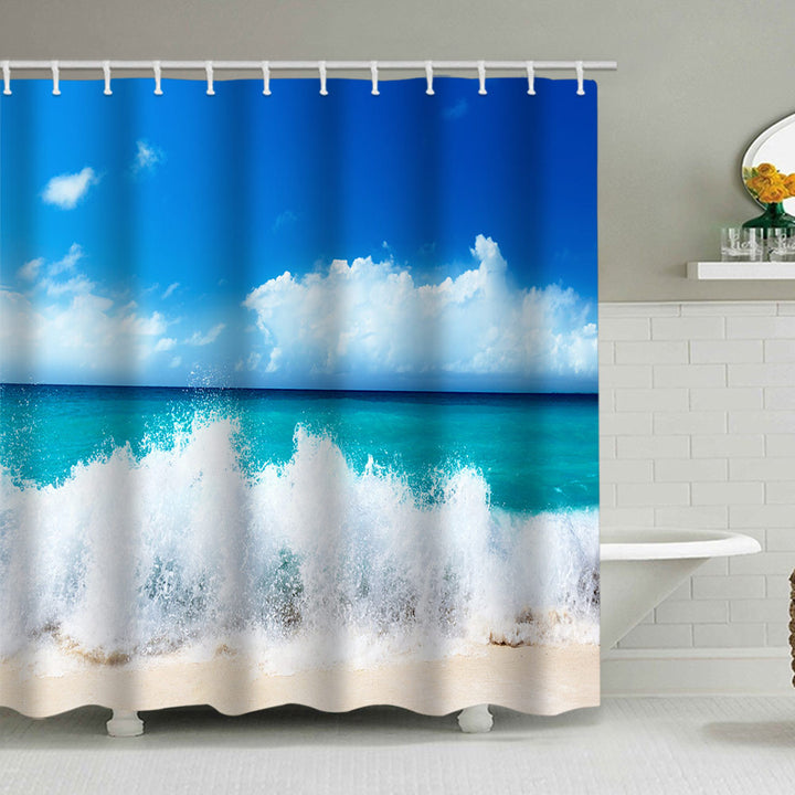 Tropical Oasis Shower Curtain Stornfield