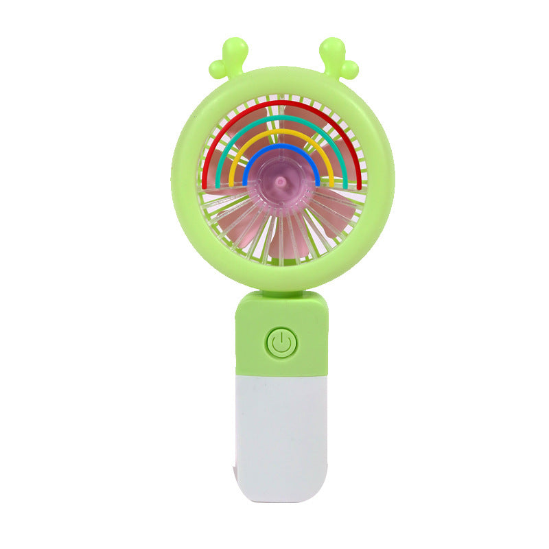 Unisex Portable Hand Fan with Colorful LED Light Effects Stornfield