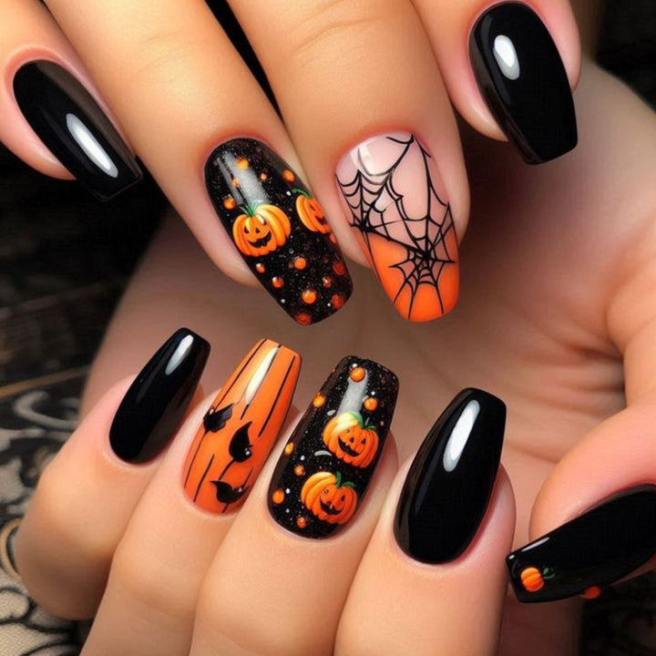 Artificial nails with Halloween motif Stornfield