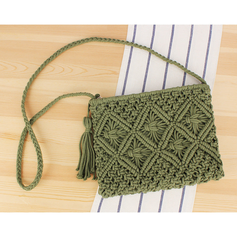 Hand-manipulated Macramé Crossbody Bag Stornfield