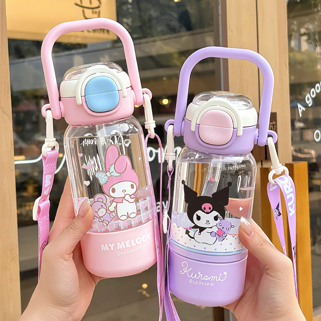 Women’s water bottle with cute animal design and sturdy carrying handle Stornfield