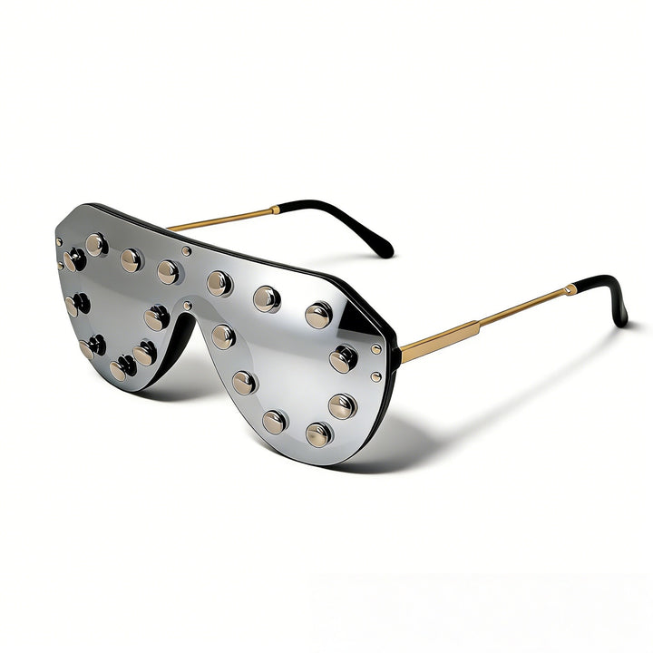 Ladies trendy sunglasses with striking metal elements Stornfield