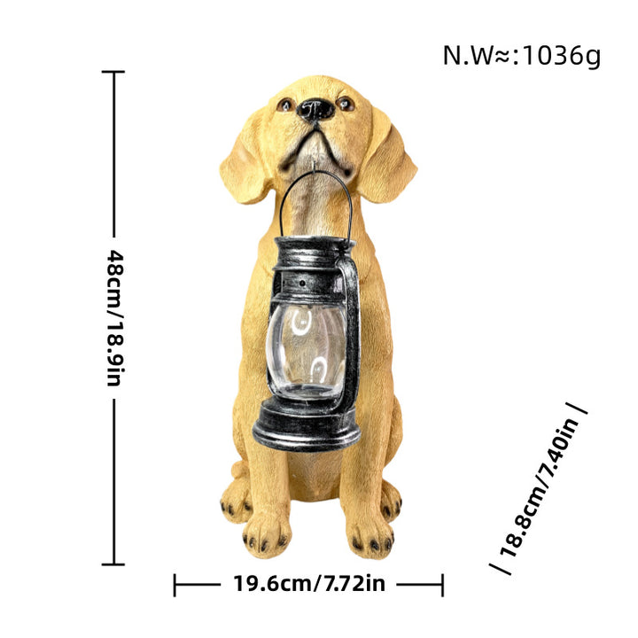Colorful decorative figure of a dog in modern design Stornfield