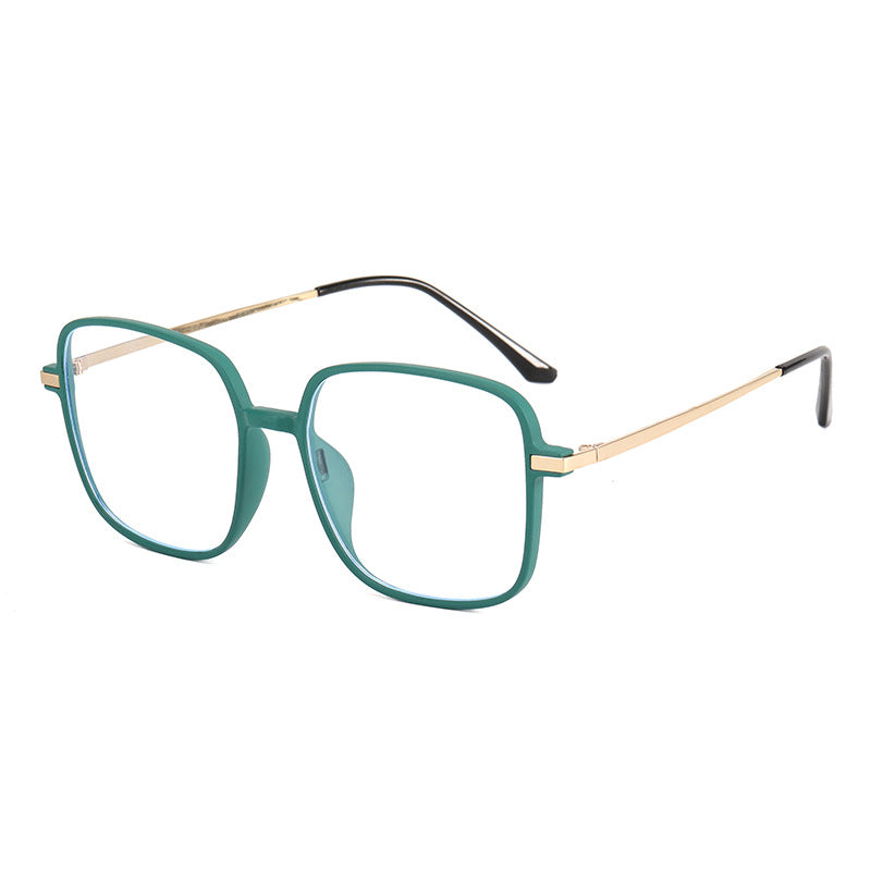 Women's square designer glasses with delicate metal frame Stornfield