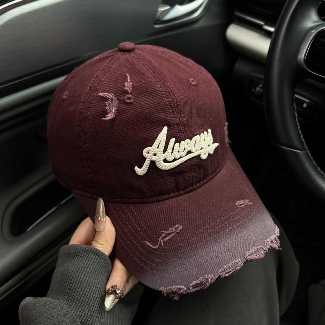 Women's Distressed Graphic Baseball Cap Stornfield